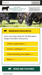 Mobile Screenshot of irishaberdeenangus.com